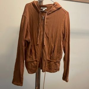 Caramel colored casual sweatshirt by Lucky Bliss (Lucky Brand)- size L